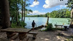 Ein letzter Blick auf den Bötzsee bevor es weiter geht