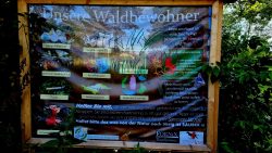 Leider ein sehr schlechtes Foto, aber ich fand die Infotafel sehr kreativ