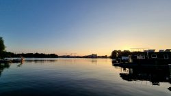 Hausboote am Ostufer der Havel