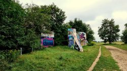 Ein Brückenkopf am Rudower Fließ