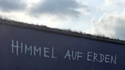 Aufschrift eines Gebäudes kurz vor Mahlow