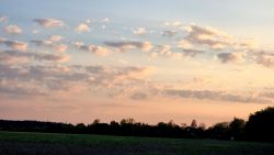 Sonnenuntergang am Jakobsweg