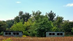 Sowjetisches Gelände am westlichen Ufer des Neuen Sees