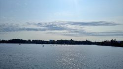 Von der Eiswerder Brücke, Blick auf die Altstadt und die Zitadelle