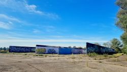 Street-Art-Galerie auf Mauerresten