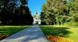 Die Kapelle auf dem Friedhof Hennigsdorf