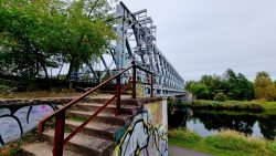 Stillgelegte Brücke am Oder-Havel-Kanal