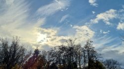 Himmel über dem Rositter Park