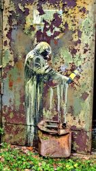Street Art nähe Atomreaktor