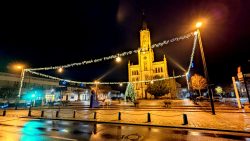 Zurück in Fürstenberg, Stadtkirche geschmückt