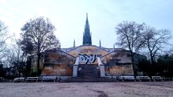 Der Kreuzberg in Sicht