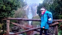 Wasserfallblick vom Kreuzberg aus