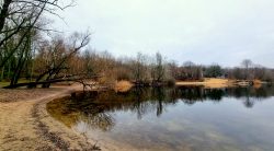 Badebuchten am Flughafensee, Westufer