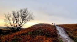 Meine Freundinnen erklimmen den Berg