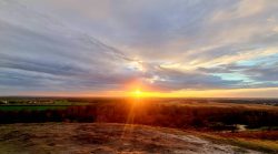Der Durchbruch der ersten Sonnenstrahlen verschlug uns den Atem