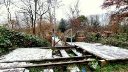 Die Schienenstränge am Buschgraben