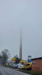 Nebelschwaden am Ortsausgang Biesenthal