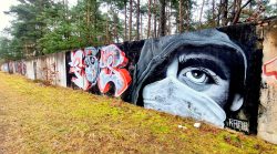 Street-Art Deluxe an den Mauern der Anlage