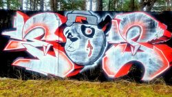 Street-Art am Militärgelände