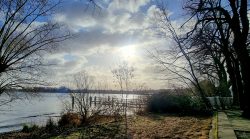 Vom Hessenwinkel ein letzter Blick auf den Dämeritzsee