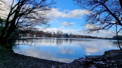 Und ohne Sonnenschein, der kleine Müggelsee