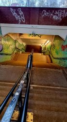 Stufen soweit das Auge reicht, der Spreetunnel, Friedrichshagen