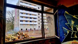 Ein Blick in die Neubauten