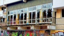 Der Balkon des Neubaus