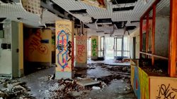 Blick auf den Balkon von Innen