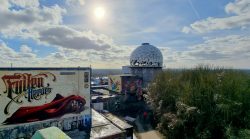 Blick vom Turm auf das Gelände