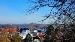 Zur Belohnung der Ausblick über die Landschaft
