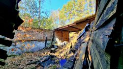 Viel Müll auf dem Gelände