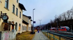 Vorzeitiger Ausstieg am Bahnhof Olbenau
