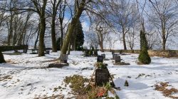 Blick auf den Friedhof