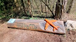 Eingang zum Lehrpfad Chorin