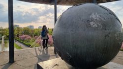 Das Denkmal auf der Aussichtsplattform