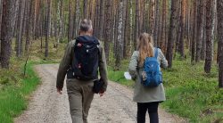 Die kleene Wandergruppe in der Schorfheide