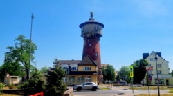 Bewohnter Wasserturm in Küstrin