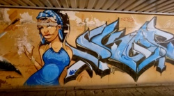 Street Art im Fussgängertunnel