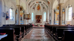 Innenraum der Morzger Kirche