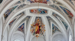 Deckengewölbe der Morzger Kirche