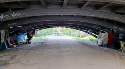 Brücke über den Engelbeckenpark